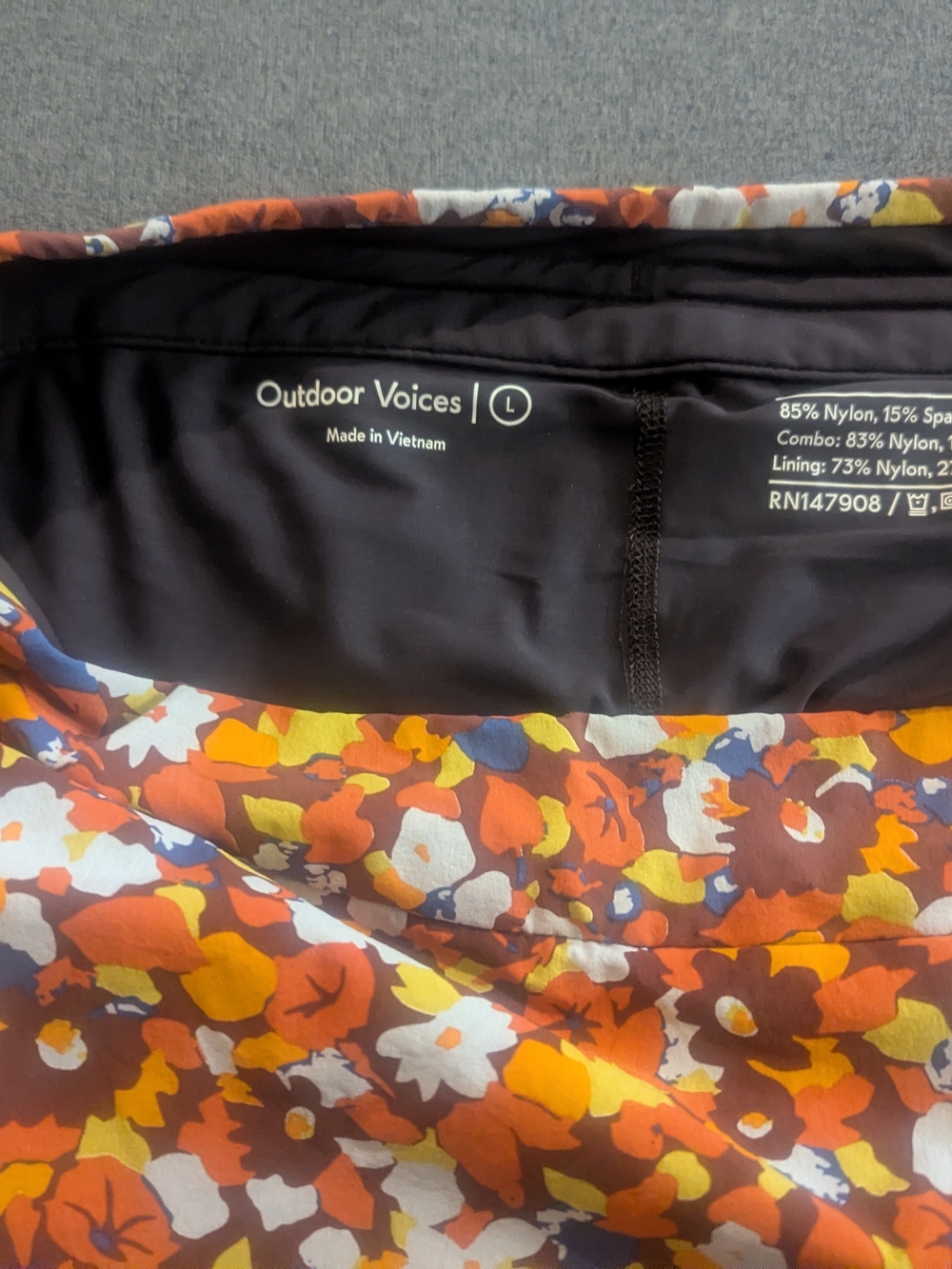 Outdoor Voices Paprika Blooms Skort - Picture 4 of 4